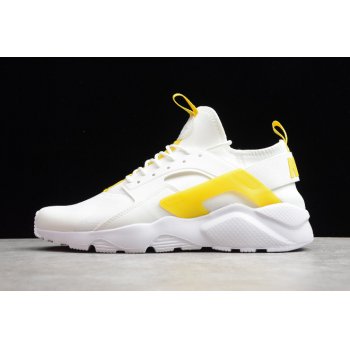 2019 Nike Air Huarache Ultra Suede ID White Light Yellow 847569-994 Shoes
